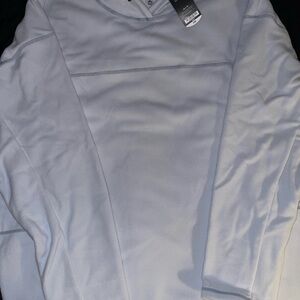 Light Blue Long Sleeve Fleece Hoodie